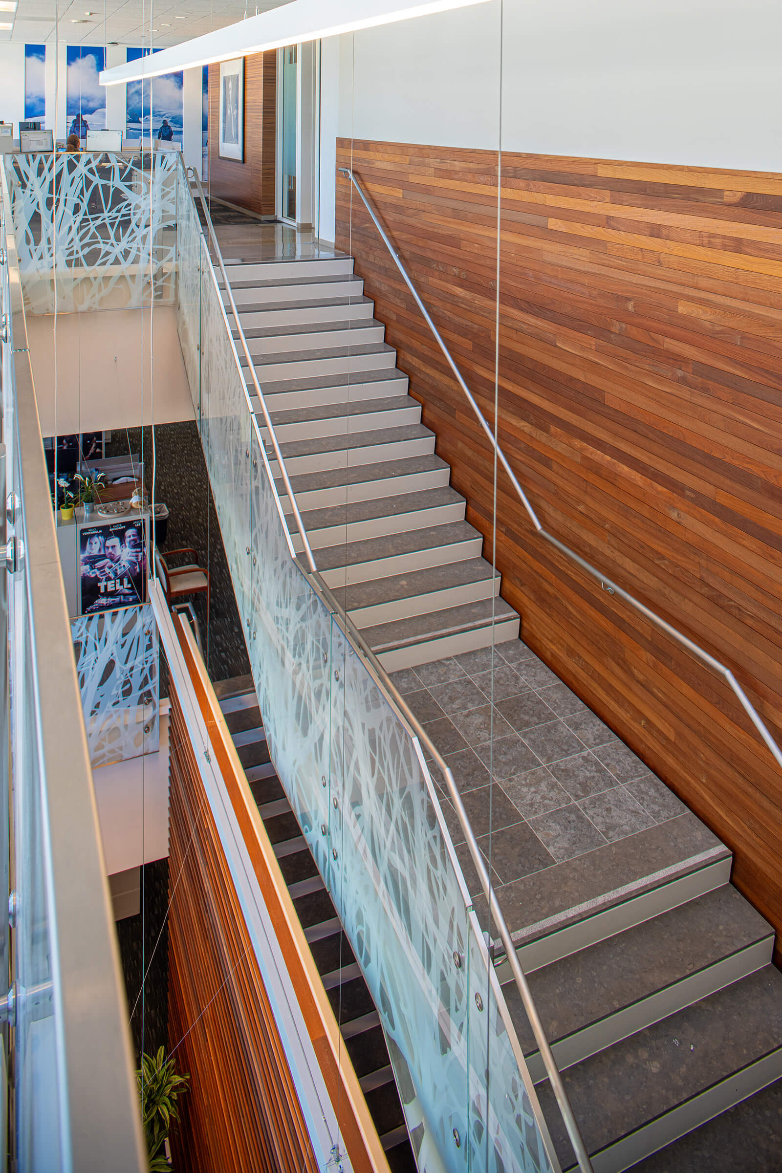 Commercial Real Estate Photography Los Angeles - Modern staircase architectural photography IMAGE369