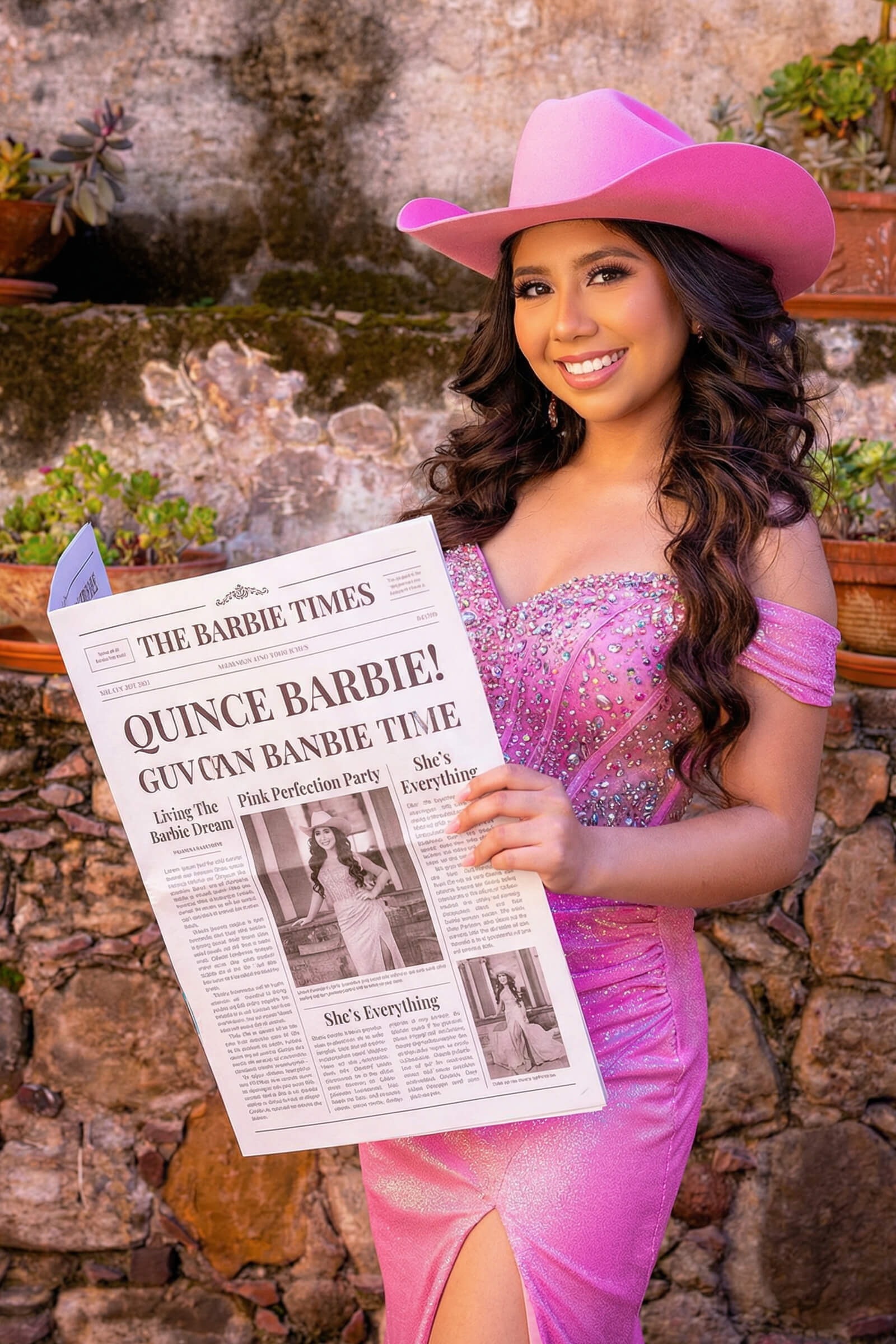 Save the Date Photographer Los Angeles - Quinceañera cowgirl theme save the date by IMAGE369